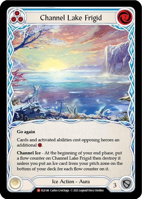 Flesh and Blood TCG: Channel Lake Frigid (Alternate Art) image