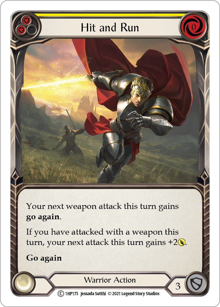 Flesh and Blood TCG: Hit and Run (Yellow) image