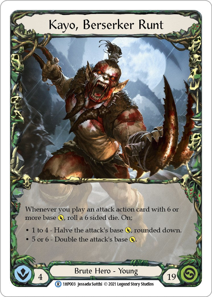 Flesh and Blood TCG: Kayo, Berserker Runt image