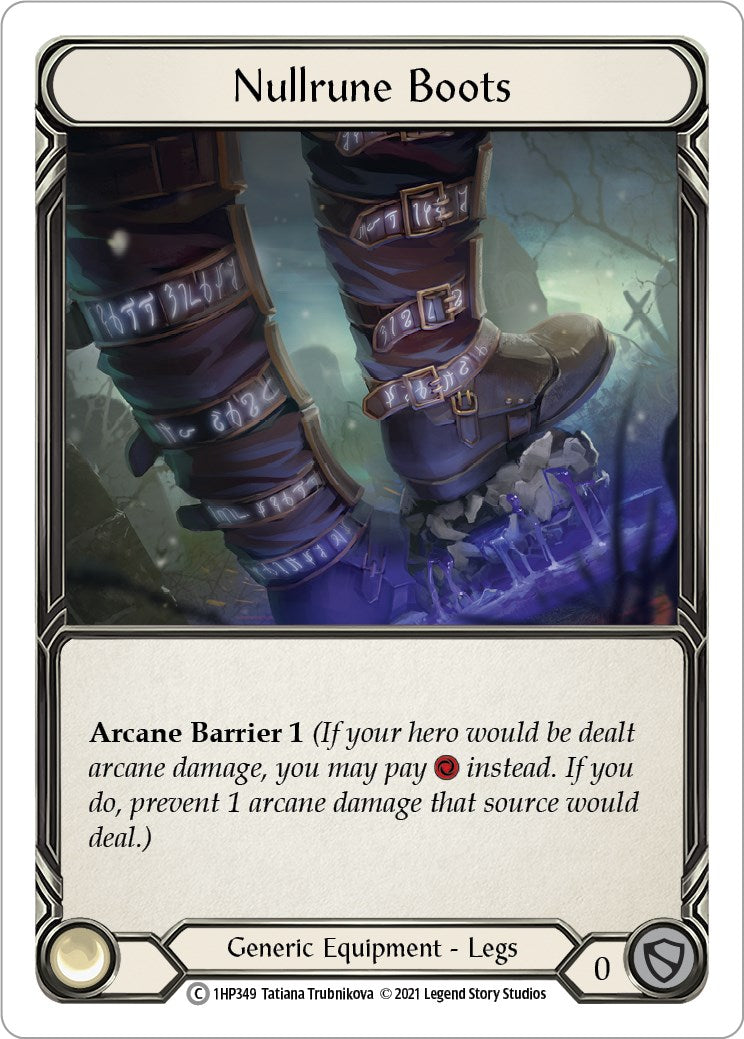 Flesh and Blood TCG: Nullrune Boots image