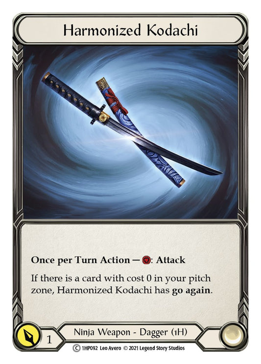 Flesh and Blood TCG: Harmonized Kodachi (1HP092) image