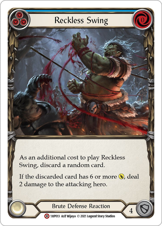 Flesh and Blood TCG: Reckless Swing image