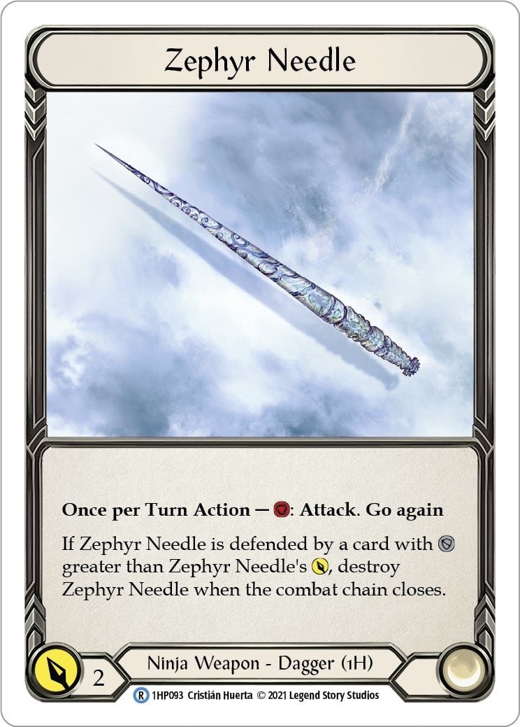 Flesh and Blood TCG: Zephyr Needle (1HP093) image