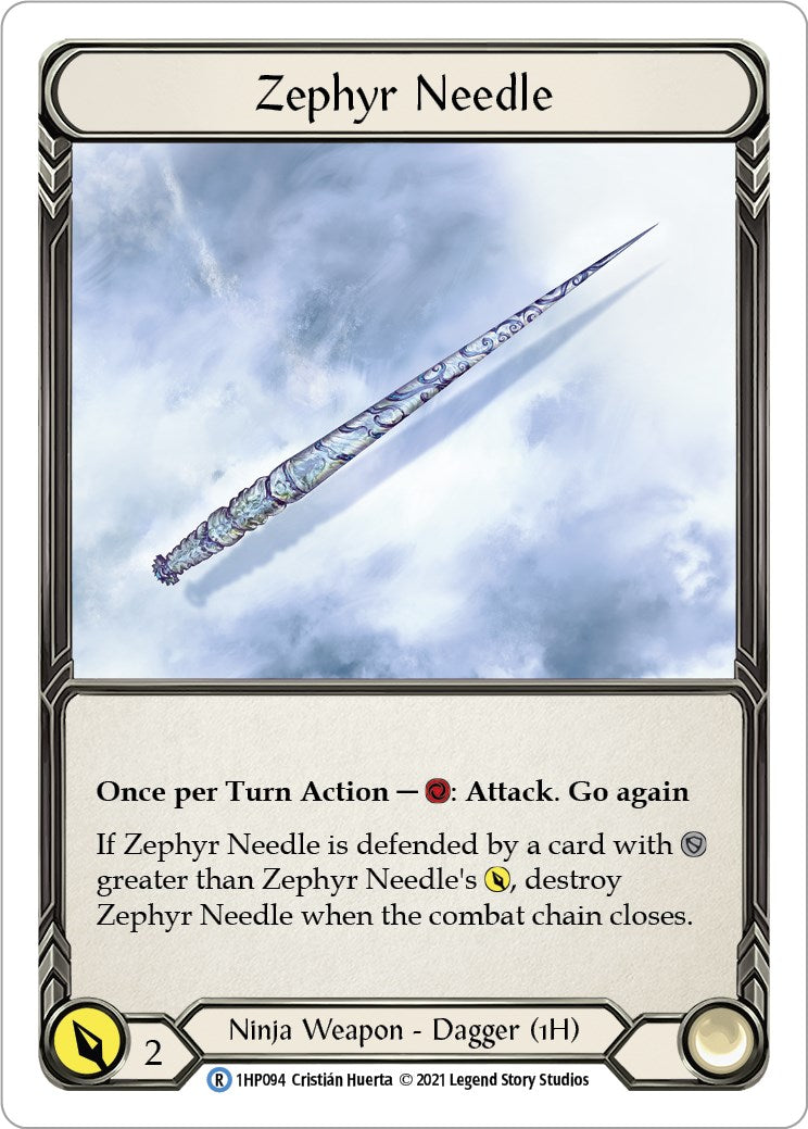 Flesh and Blood TCG: Zephyr Needle (1HP094) image