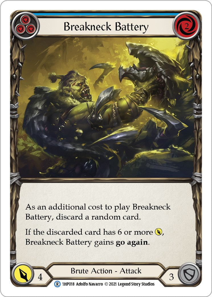 Flesh and Blood TCG: Breakneck Battery (Blue) image