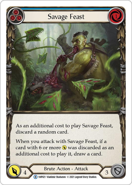 Flesh and Blood TCG: Savage Feast (Blue) image