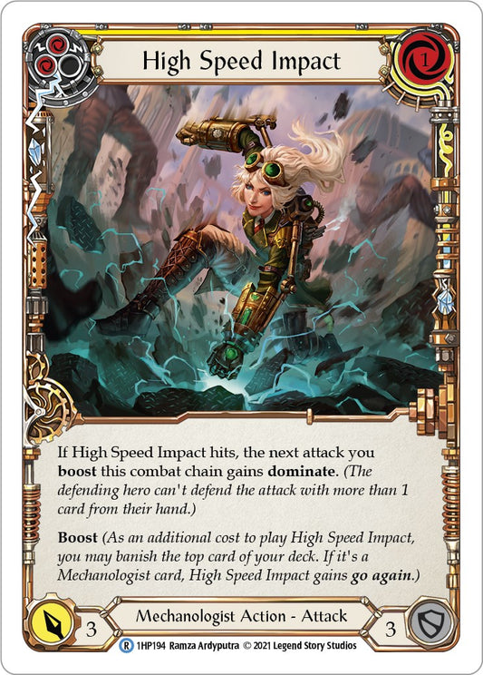 Flesh and Blood TCG: High Speed Impact (Yellow) image