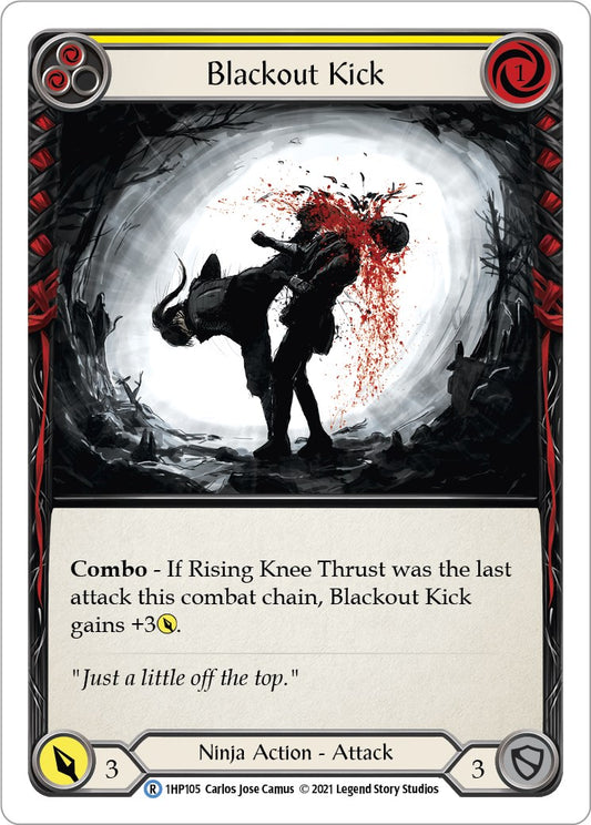 Flesh and Blood TCG: Blackout Kick (Yellow) image