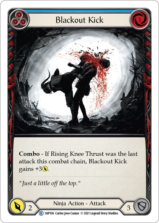 Flesh and Blood TCG: Blackout Kick (Blue) image