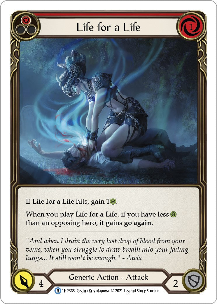 Flesh and Blood TCG: Life for a Life (Red) image