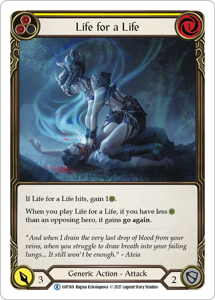 Flesh and Blood TCG: Life for a Life (Yellow) image