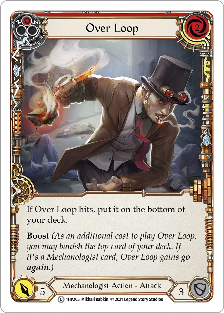 Flesh and Blood TCG: Over Loop (Red) image