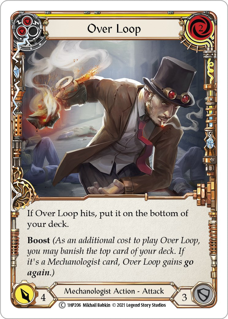 Flesh and Blood TCG: Over Loop (Yellow) image