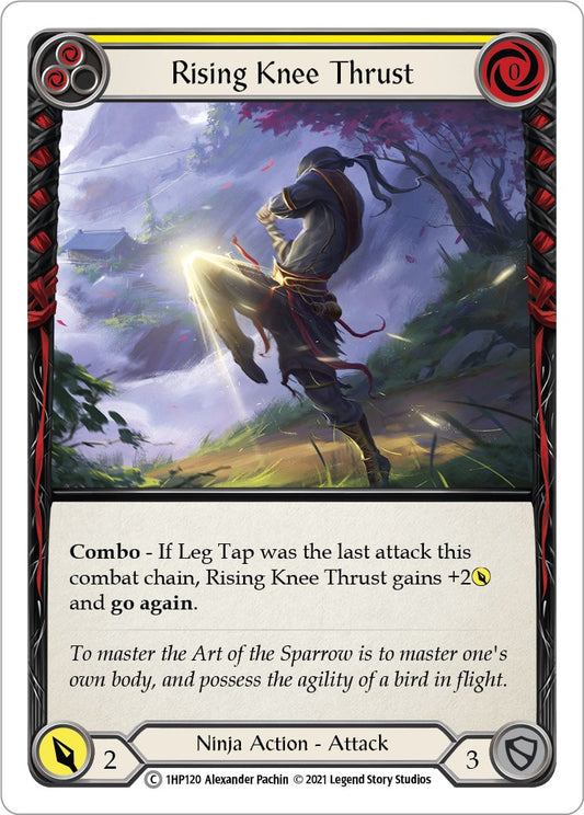 Flesh and Blood TCG: Rising Knee Thrust (Yellow) image