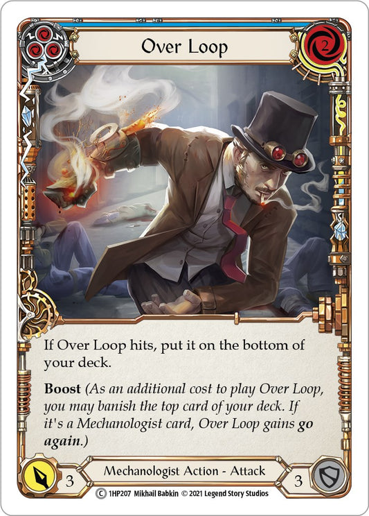 Flesh and Blood TCG: Over Loop (Blue) image