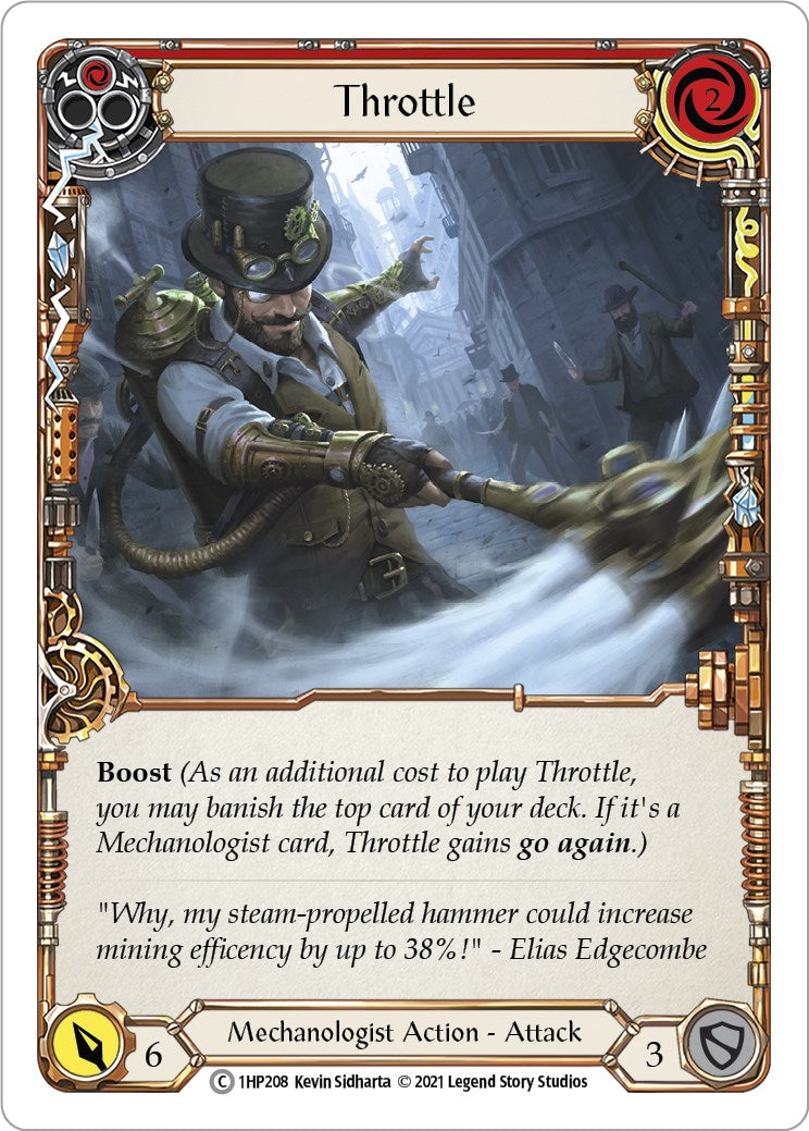 Flesh and Blood TCG: Throttle (Red) image