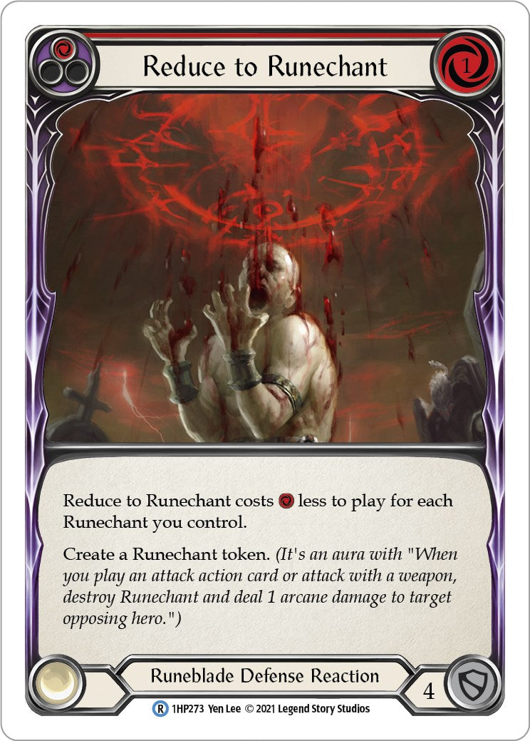Flesh and Blood TCG: Reduce to Runechant (Red) image
