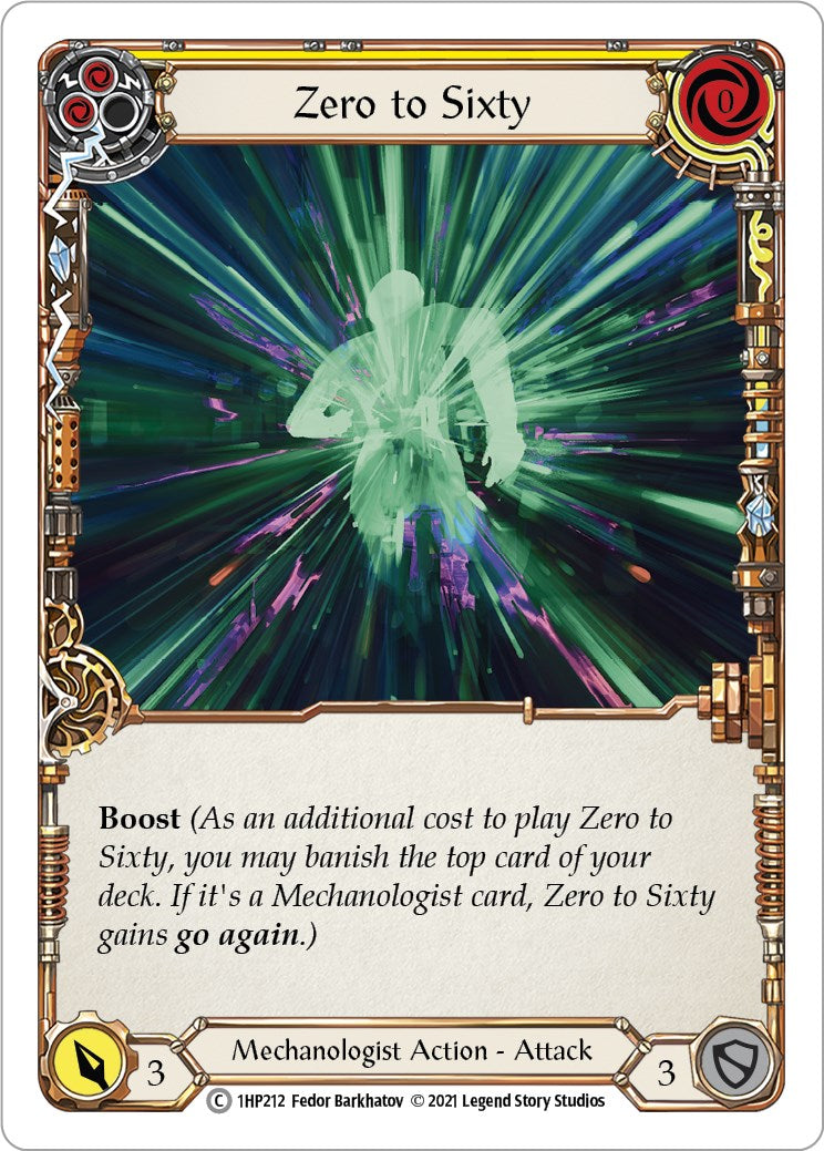 Flesh and Blood TCG: Zero to Sixty (Yellow) image