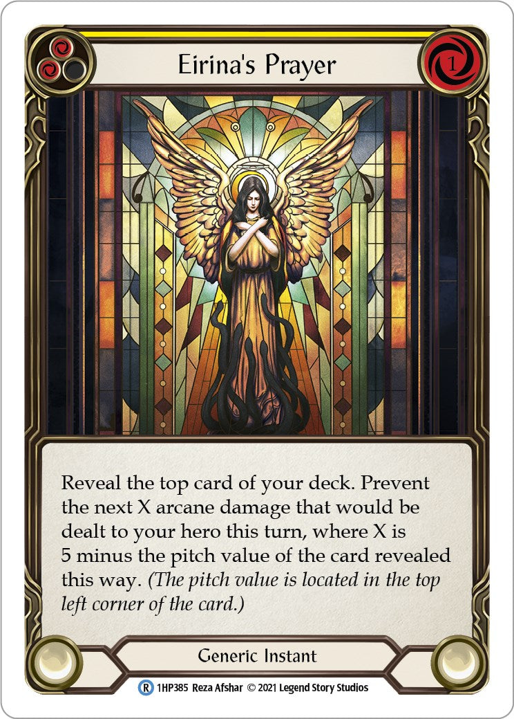 Flesh and Blood TCG: Eirina's Prayer (Yellow) image