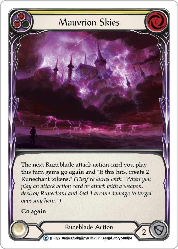 Flesh and Blood TCG: Mauvrion Skies (Yellow) image