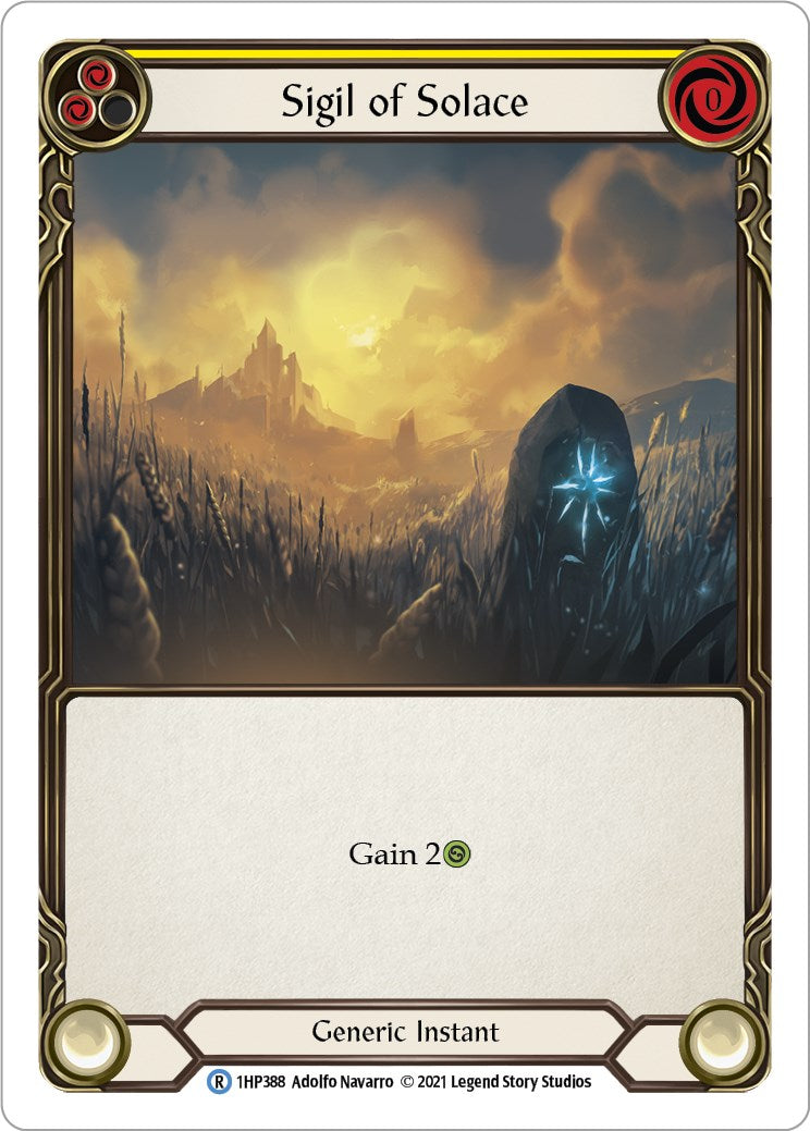 Flesh and Blood TCG: Sigil of Solace (Yellow) image