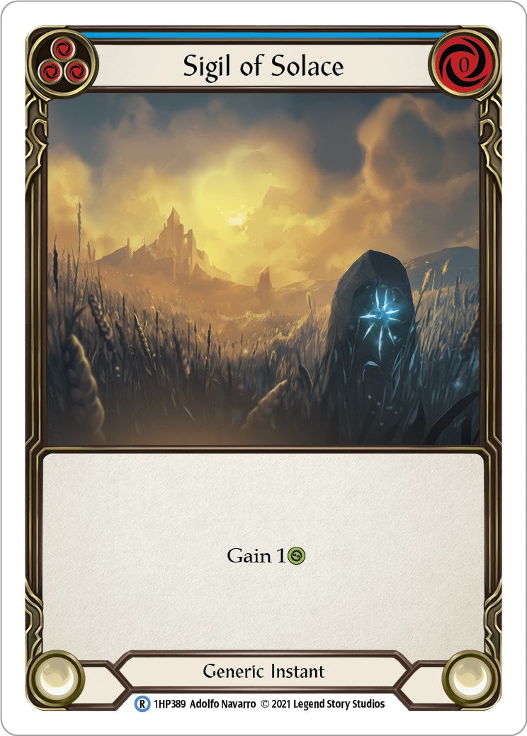 Flesh and Blood TCG: Sigil of Solace (Blue) image