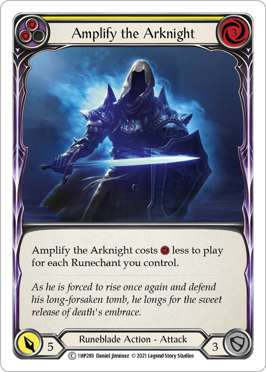 Flesh and Blood TCG: Amplify the Arknight (Yellow) image