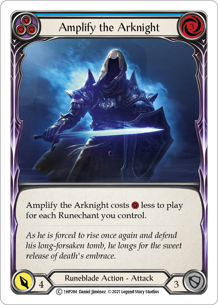 Flesh and Blood TCG: Amplify the Arknight (Blue) image