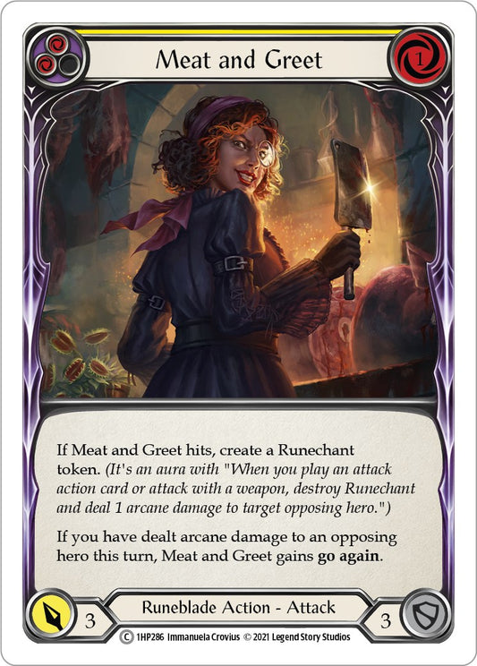 Flesh and Blood TCG: Meat and Greet (Yellow) image