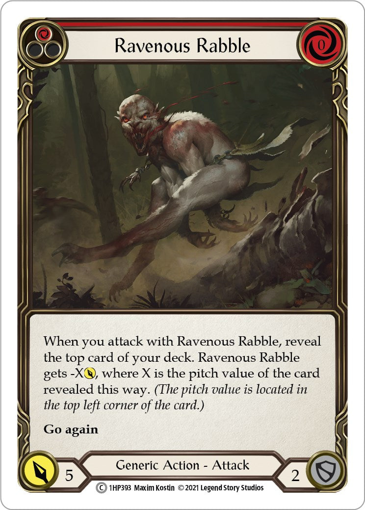 Flesh and Blood TCG: Ravenous Rabble (Red) image