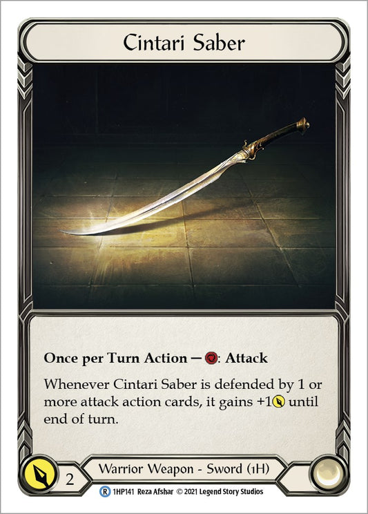 Flesh and Blood TCG: Cintari Saber (1HP141) image