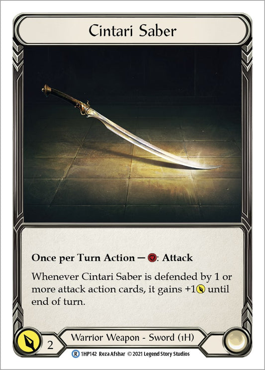 Flesh and Blood TCG: Cintari Saber (1HP142) image