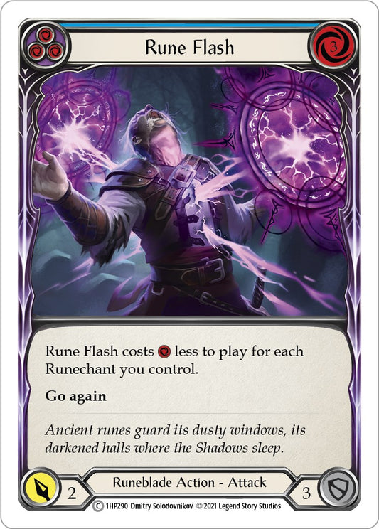 Flesh and Blood TCG: Rune Flash (Blue) image
