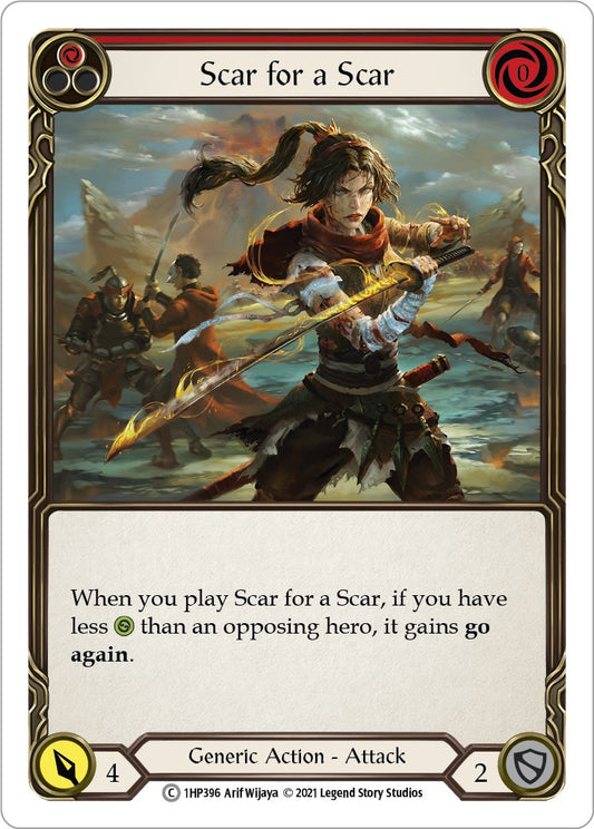 Flesh and Blood TCG: Scar for a Scar (Red) image