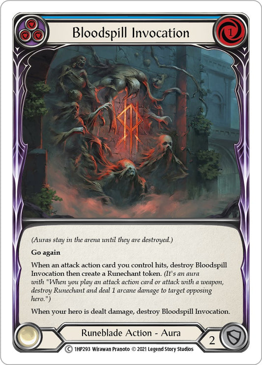 Flesh and Blood TCG: Bloodspill Invocation (Blue) image