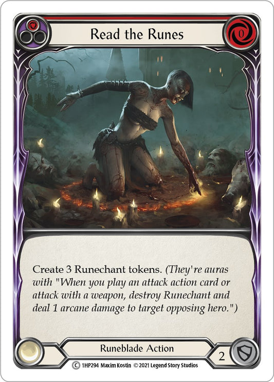 Flesh and Blood TCG: Read the Runes (Red) image