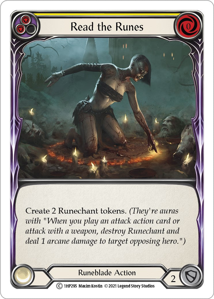 Flesh and Blood TCG: Read the Runes (Yellow) image