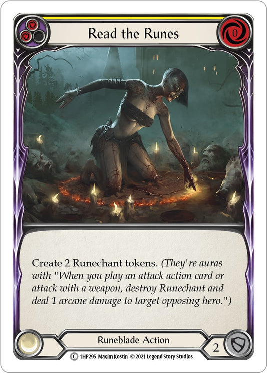 Flesh and Blood TCG: Read the Runes (Yellow) image