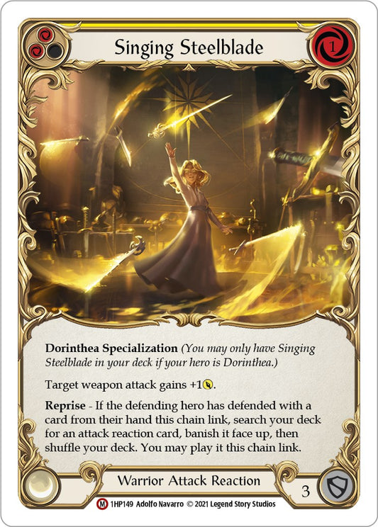 Flesh and Blood TCG: Singing Steelblade image