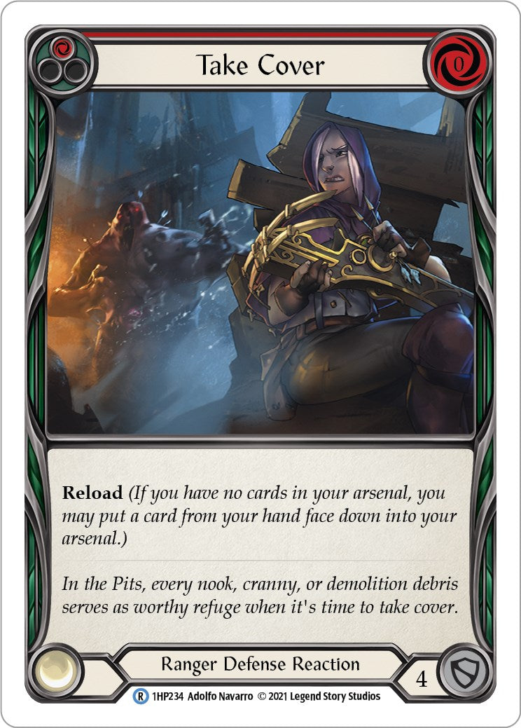 Flesh and Blood TCG: Take Cover (Red) image