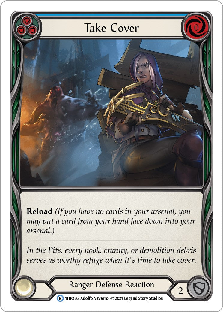 Flesh and Blood TCG: Take Cover (Blue) image