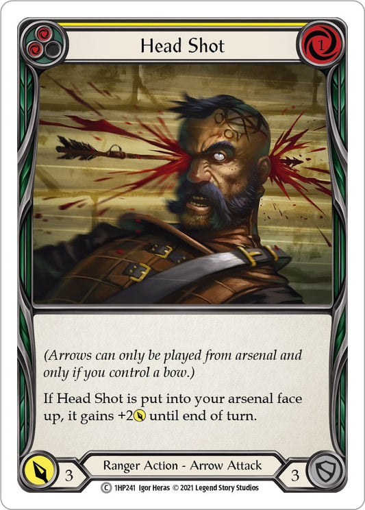 Flesh and Blood TCG: Head Shot (Yellow) image