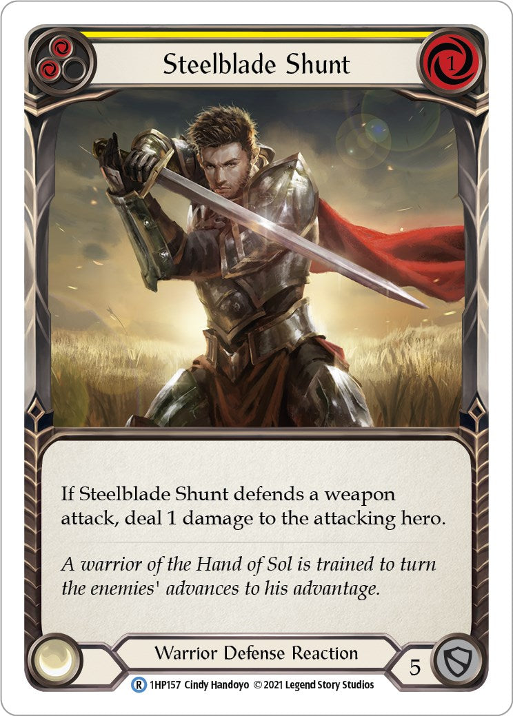 Flesh and Blood TCG: Steelblade Shunt (Yellow) image
