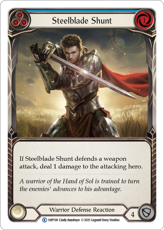 Flesh and Blood TCG: Steelblade Shunt (Blue) image