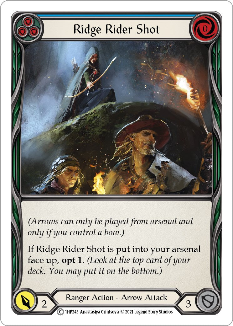 Flesh and Blood TCG: Ridge Rider Shot (Blue) image