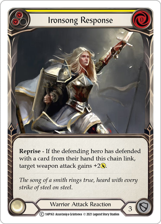 Flesh and Blood TCG: Ironsong Response (Yellow) image