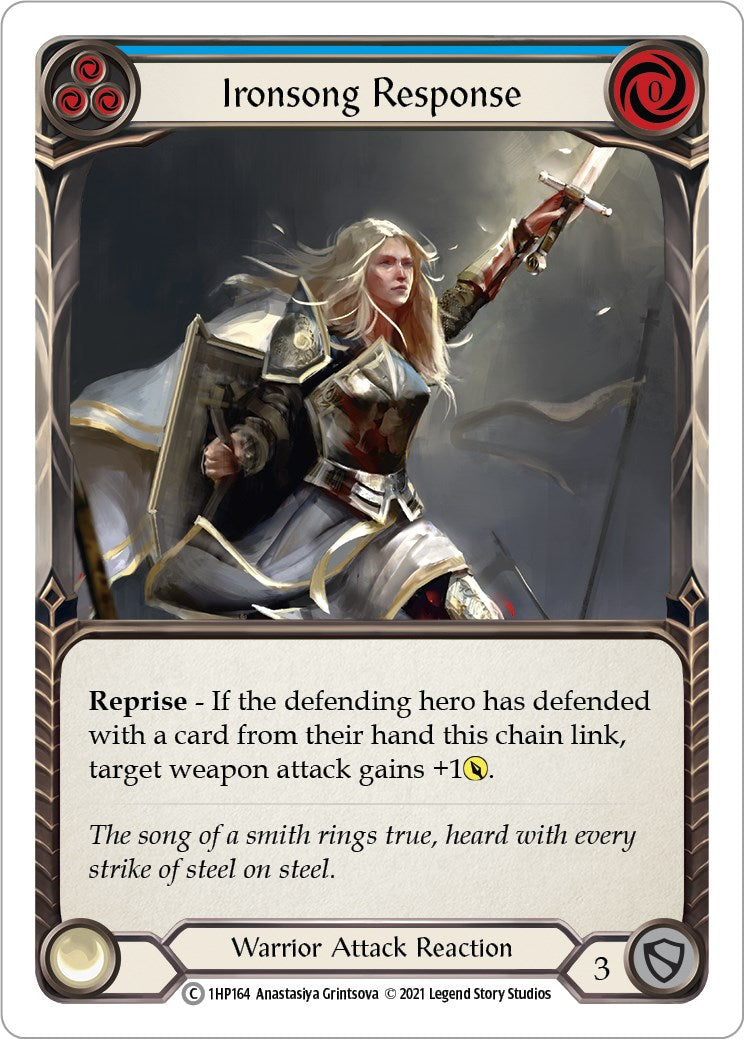 Flesh and Blood TCG: Ironsong Response (Blue) image
