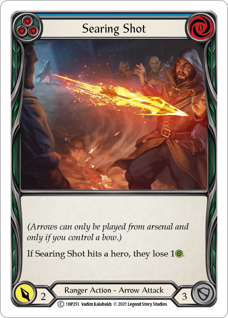 Flesh and Blood TCG: Searing Shot (Blue) image