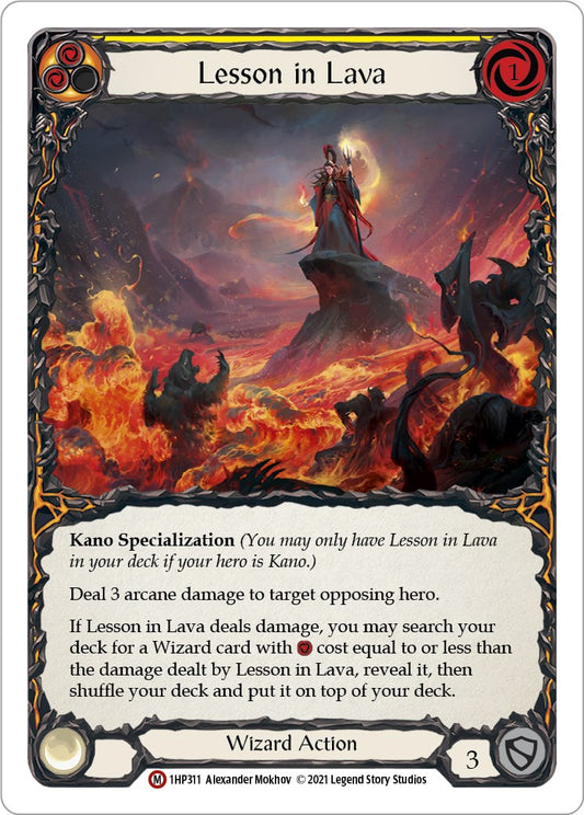 Flesh and Blood TCG: Lesson in Lava image
