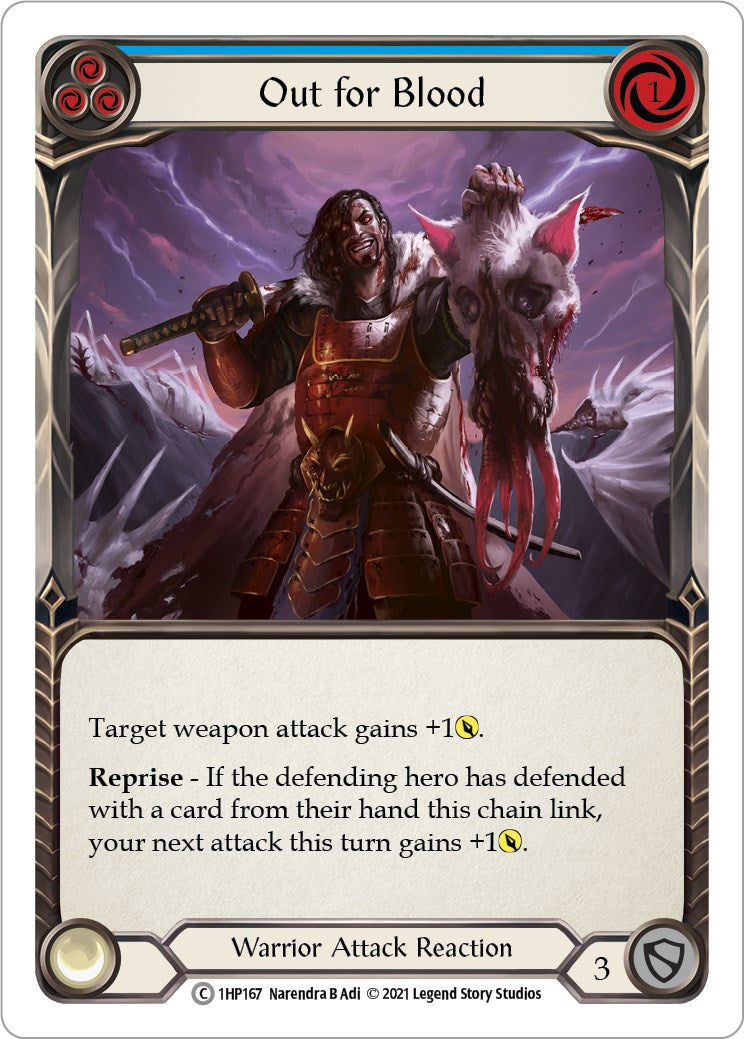 Flesh and Blood TCG: Out for Blood (Blue) image